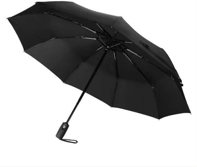 SELIFYMART UV 3Fold Umbrella Protection Coated ,Auto,Travel for Men and Women Umbrella(Black)