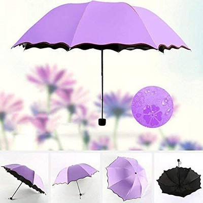 AAROSIYA Magic Umbrella Changing Secret Blossoms Pattern in Water (Random Color ) Umbrella(Multicolor)