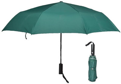 WENGONVILA Automatic Open & Close Umbrella – Lightweight & Durable for Travel, Office Umbrella(Green)