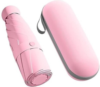 MX TAB Mini Folding Windproof & Compact UV Umbrella Umbrella(Pink)