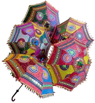 GARETA Rajasthani Umbrella Colorful For decor Umbrella(Multicolor)