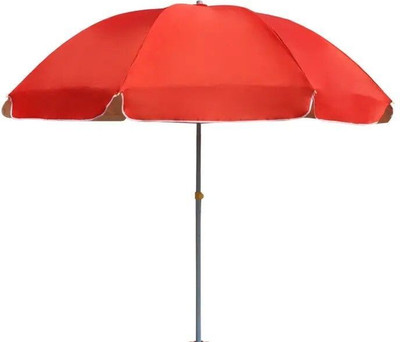 GREEN BIRD Aluminium Frame Garden Umbrella 42in Center Pole Waterproof UV Umbrella(Red)