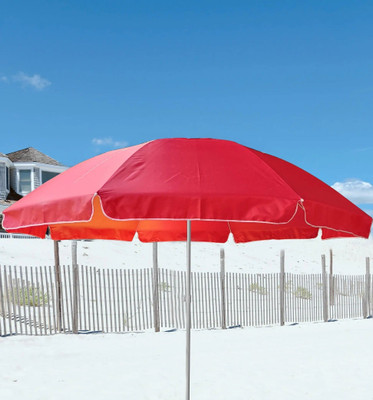 GREEN BIRD Garden Umbrella Cantilever UV Protection 7ft Poolside Waterproof Umbrella(Red)