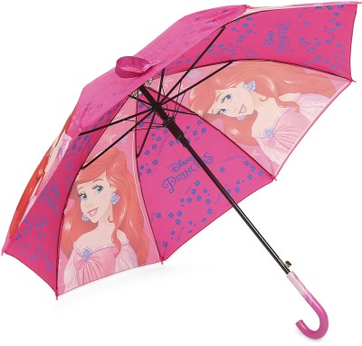CITIZEN Princess Printed Auto Open 8 Aluminium Ribs UV Coated Windproof Umbrella(Pink)