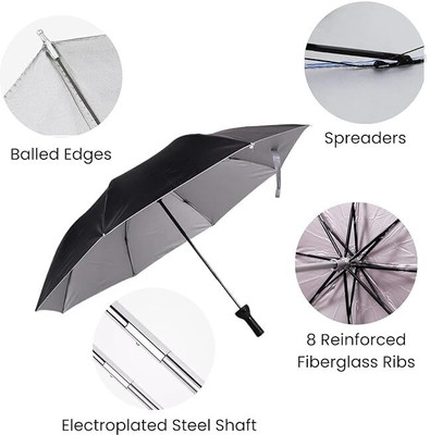 SINGHALTRADE Shape Foldable Umbrella with Plastic Case Umbrella(Multicolor)