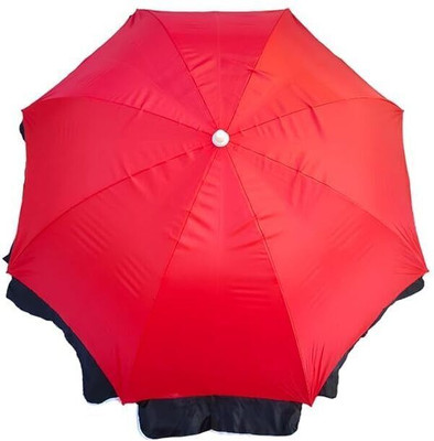 RAINVIBE Stylish Garden Umbrella UV Protection 7ft Cantilever Waterproof Umbrella(Red)
