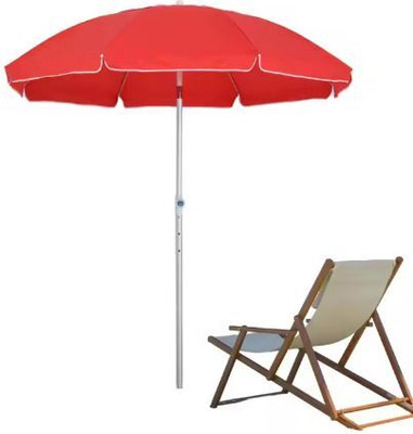 Rainpopson Designer Garden Umbrella for Outdoor Use Umbrella(Red)