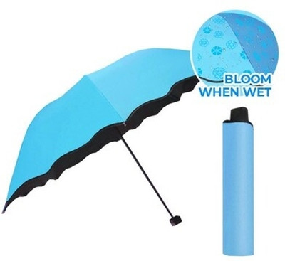 INFISPACE Umbrella For 23 Inch Large Size 3-Fold Umbrella,Sky Color For Sun & Rain Umbrella(Blue)
