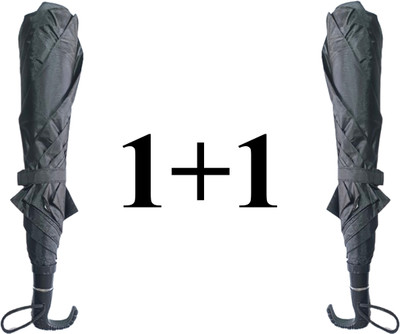 afrin entrerprisee AFRINENTERPRISEE || Umbrella black combo pack of 2 Umbrella(Black)