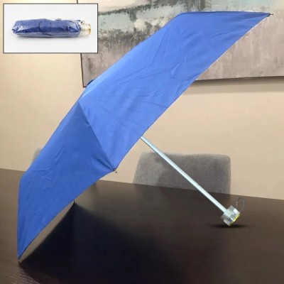 Astound 3-Fold Umbrella Summer Sun And Rain Protection Umbrella(Blue)