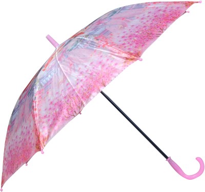 SHREEJI ENTERPRISE Kid's Umbrella Stylish & Cute Kids Umbrella for Girls, Boys and Baby Umbrella(Pink, Orange)