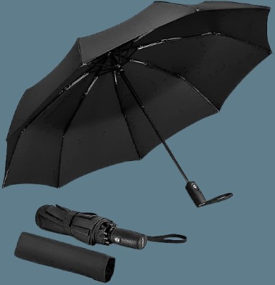 keskriva 3 Fold with Auto Open and Close Umbrella__78 Umbrella(Black)