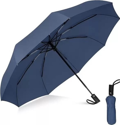 MH Creation Auto Open Close_ Lightweight Compact 3 Fold Umbrella for man & woman Umbrella(Blue)