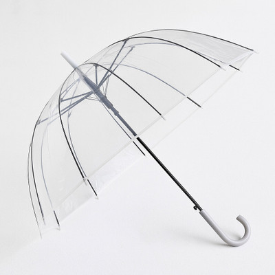 ASTRELLA ARUG_ClearUmbrella01 Transparent Umbrella Windproof With Long Handle Durable Umbrella(Transparent)