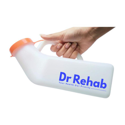 Dr Rehab Urine Pot(1000 ml White, Orange)