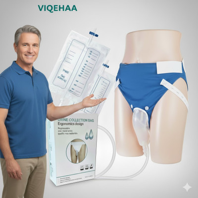 RM ENTERPRSIE Male Reusable Male Urine Bag 2000 Ml + 1000 Ml Urine Bag(3000 ml Blue)