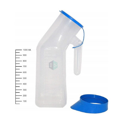 AMMINO Unisex Polypropylene Autoclavable Urinal (1000 Ml) Urine Pot(1000 ml White)