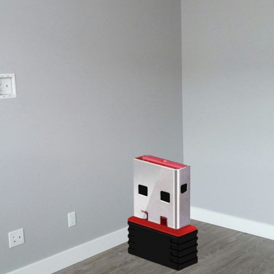 Clairbell Wireless -N Mini USB Adapter USB Adapter(Black)