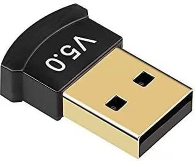 Espouse USB Bluetooth 5.0V Adapter USB 2.0 Bluetooth Dongle for PC USB Adapter(Black)