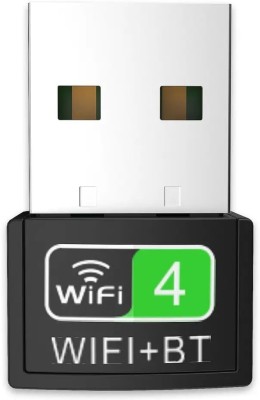 VOOCME Mini USB WiFi Wireless Adapter Bt 4.2 150Mbps WiFi Dongle Network Card All Windows 10/8/7/XP, Mouse, Keyboard, Headset, Speaker 2IN1 Laptop Accessory(Black)