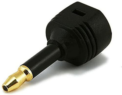 Etzin Etzin Mini-Toslink Optical Audio 3.5mm Adapter(EPL-688OC) USB Adapter(Black)