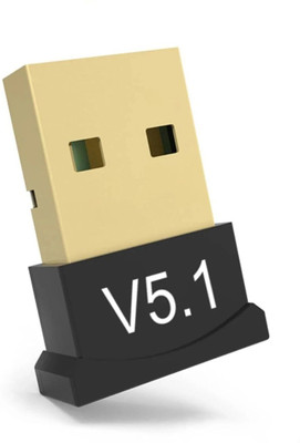 OG X NEXSA Bluetooth Adapter Driver Free Long Range Bluetooth 5.1 Dongle Receiver for PC USB Adapter(Black)