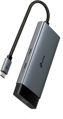 TP-Link UH5020C USB 3.0 Type-C 5 in 1 Hub 4K HDMI 5 Gbps 100W Powerful Fast Charging USB Adapter(Grey)