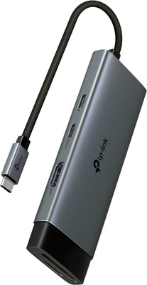 TP-Link UH7020C USB Type-C 7 in 1 Hub 4K@60Hz HDMI plug and play USB 3.0 USB Adapter(Grey)