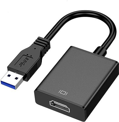 VOOCME USB 3.0 to HDMI Cable Multi-Display Video Converter USB Adapter(Black)