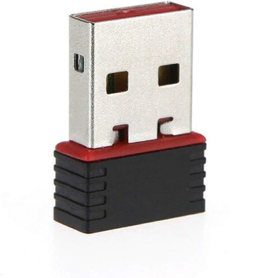 Sancy USB WiFi Receiver Upto 150 Mbps Wireless Network Card Adapter WiFi Dongle USB Adapter(Black)
