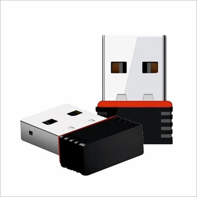 F5 SmartTech 950MBPS Mini Wireless Receiver, 2.4 GHz, Wifi Dongle for PC, Laptop, Desktop USB Adapter(Black)