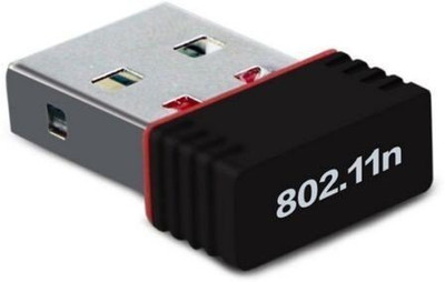 TERABYTE 950Mbps Mini WiFi Dongle Receiver USB Adapter Wifi Wireless Lan Card 802.11n/G/B USB Adapter(Black)