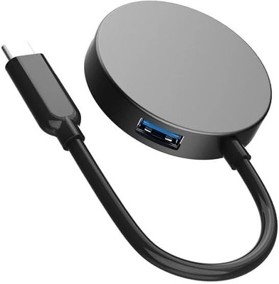 Soopii 4 in 1 USB C Hub Adapter UIniversal USB C Docking Station - Fully Compatible USB Adapter(Black)