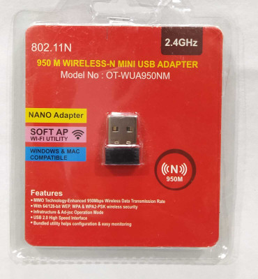 SDMINITEK wifi usb dongle USB Adapter(Black)