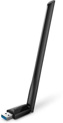TP-Link Archer T3U Plus 1300 Mbps High Gain Wireless Dual Band USB Adapter(Black)