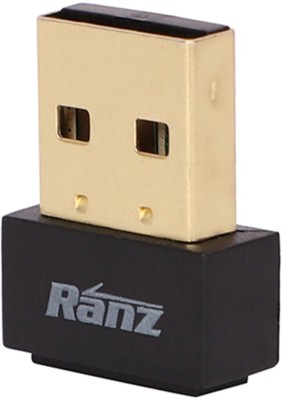 Ranz 802.11n 450 Mbps Wireless Nano USB Wi-Fi Receiver USB Adapter(Black)