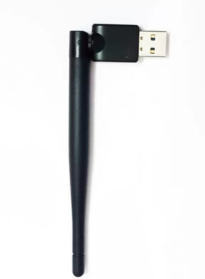 Dtech USB Antenna WiFi Dongle Adapter Receiver Wi-Fi Antena Set Top Box Dish PC TV DVR USB Adapter(Black)