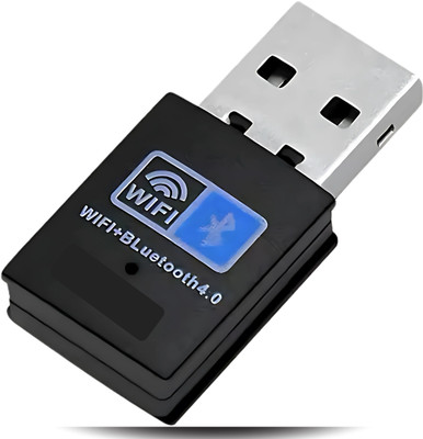 Melfort DUAL Wi-Fi 802.11N AND BLUETOOTH 4.0 Hi- SPEED WIRELESS LAN USB Adapter(Black)