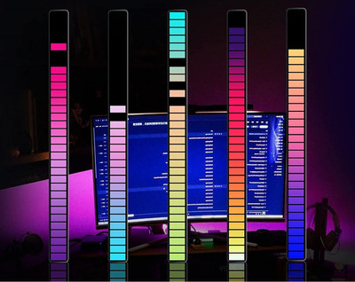 RHONNIUM Gaming Room LED Pickup Rhythm Light RGB-159 Led Light(Multicolor)
