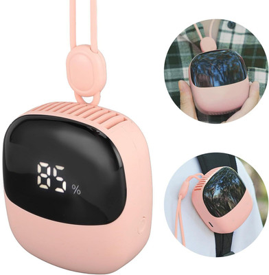 Felinar Rechargeable Mini Cute Handheld USB Fan, Rechargeable Fan, USB Air Cooler(LIGHT PINK)