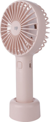 Wrixty 7631 (RECHARGEABLE PORTABLE USB FAN) 2000mAh Lithium Battery Mini USB Fan(Pink)
