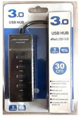 IMMUTABLE USB Hub for Laptop 4 Multi USB Port Hub Cable opl11 USB Hub for Laptop 4 Multi USB Port Hub Cable yui11 USB Hub(Black)
