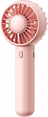 CITRODA Mini Handheld Fan, Portable Fan USB Rechargeable, Small Pocket Fan Cooling Mini Portable Hand Fan 3 Speed modes Build-in Battery Rechargeable Fan USB Fan(Pink)