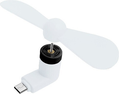 MM telecom MFN31 Mini USB OTG Fan with Micro Pin for Tablet/Android Smartphone Portable USB Fan USB Fan(White)