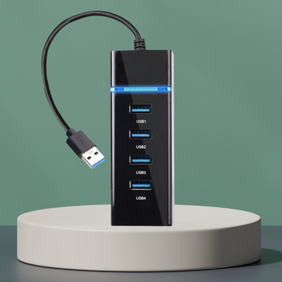 FRONY USB Port 4IN1 (Multiple USB HUB)With Fast Data Transfer Speed for Laptop/PCB257 USB Port 4IN1 (Multiple USB HUB)With Fast Data Transfer Speed for Laptop/PCB257 USB Hub(Black)