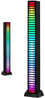 Xydrozen RGB Sound Control LED Pickup Light Bar Smart Sensor Light