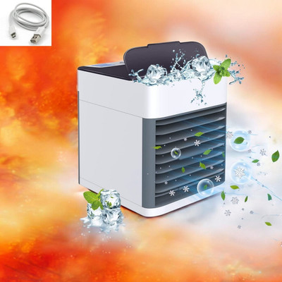 KRITAM Mini Portable Small Air Conditioner Cooling Fan Laptop Cooler(Multicolor)