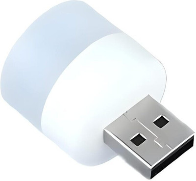 justcellz Plug In Night Light Bulb | Usb Light For Laptop | Portable Usb Led Lamp | Pack 5 SMALL USB LED-BULB ROOMS AND OFFICE Led Light(White)