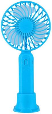 TG S9 (RECHARGEABLE PORTABLE USB FAN) With Mobile Stand, 800mAh Battery USB Fan(Blue)