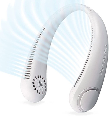 VOLTegIC 3-Speed Hands-Free Personal Fan Rechargeable Wearable Fan NF-17 Rechargeable Fan, USB Fan(White)